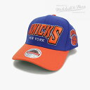 ・MITCHELL&NESS｜Shredder Snapback HWC Knicks/ ミッチェルアンドネス/シュレッダー スナップバック ニックス/ブルー #