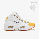 ＊REEBOK｜Question Mid/ リーボック/クエスチョン ミッド/ホワイトxイエロー