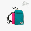 ・DRIFTER USA|Minimal W Pouch/ ドリフター/ミニマル ダブル ストラップ ポーチ/ホットピンクxアクア #
