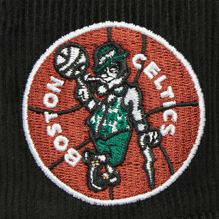 ・MITCHELL&NESS｜NBA Cord Script Snapback HWC Celtics/ ミッチェルアンドネス/コード スクリプト スナップバック クラシック セルティックス/ブラック # 3