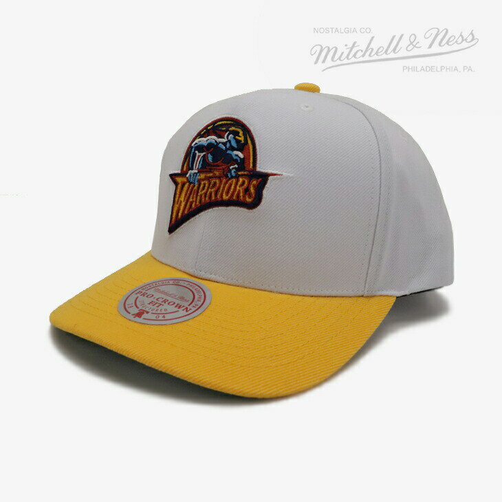 ・MITCHELL&NESS|NBA 2Tone Pro Snapback Warriors/ ミッチェルアンドネス/ツートーン プロ スナップバック ウォーリーアーズ/ホワイト #