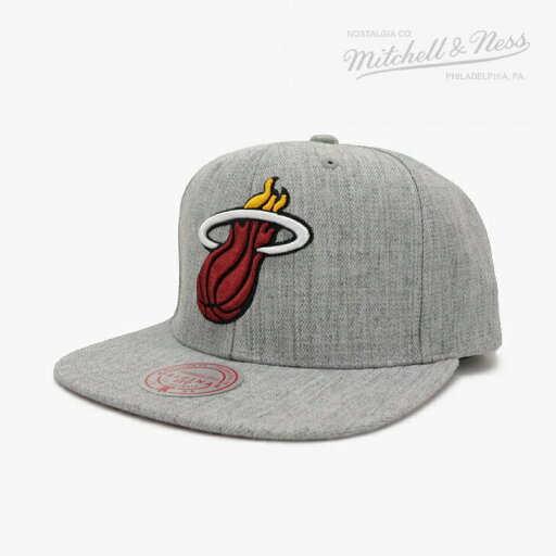 *MITCHELL&NESS|NBA Heather 2.0 Snapback Heat/ ミッチェルアンドネス/ヘザー グレー スナップバック ヒート/グレー # *MITCHELL&NESS|NBA Heather 2.0 Snapback Heat/ ミッチェルアンドネス/ヘザー グレー スナップバック ヒート/グレー #