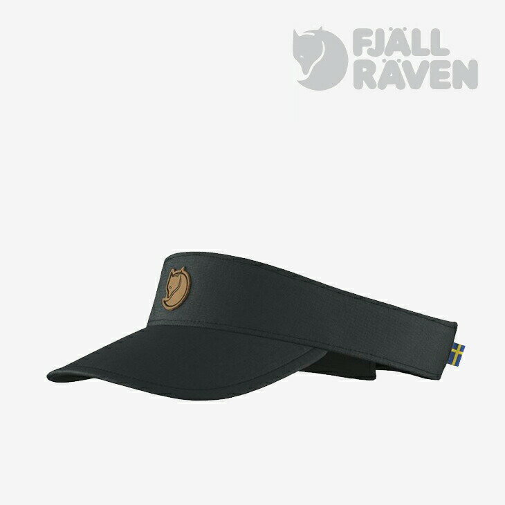 ・FJALLRAVEN｜Abisko Visor Cap/ フェールラーベン/アビスコ バイザー キャップ/ブラック #