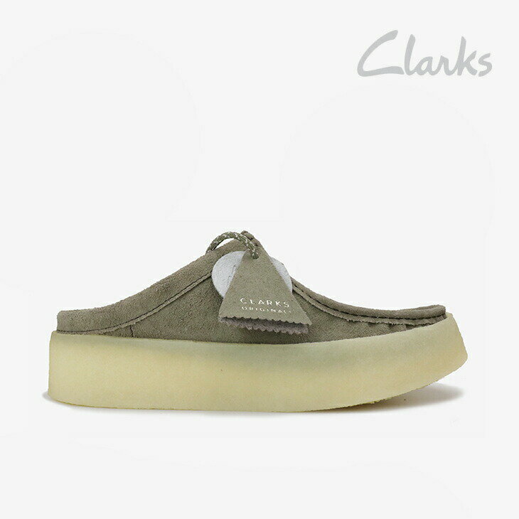 ＊CLARKS｜Wallabee Cup Lo Eco Leather/ クラークス/ワラビー カップ ロー エコ レザー/オリーブ #