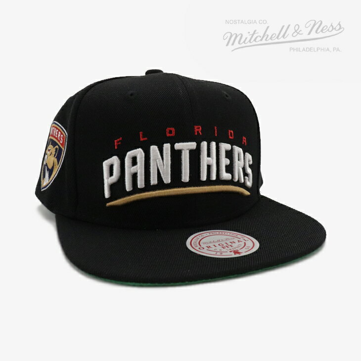 ・MITCHELL&NESS|NHL Triple Play Snapback Cap Panthers/ ミッチェルアンドネス/トリプル プレイ スナップバック キャップ フロリダ パンサーズ/ブラック #