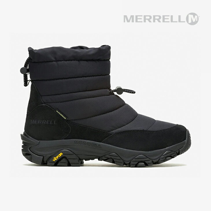 楽天GO ON・MERRELL｜Coldpack 3 Zero Thermo Tall Waterproof Vibram AG AT/ メレル/コールドパック ゼロ サーモ トール ウォータープルーフ ビブラム アークティックグリップ オールテレイン/ブラック #