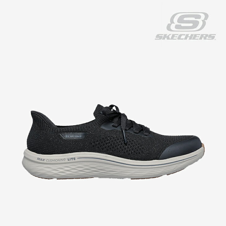 樂天商城 - ・SKECHERS｜W Slip-Ins Max Cushioning Lite Aura-Quin/ スケッチャーズ/スリップインズ マックスクッショニング ライト オーラ クイン/ブラックxホワイト #