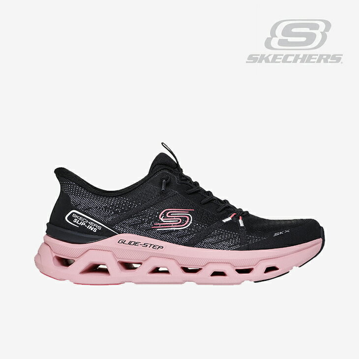 ：SKECHERS｜W Slip-Ins Glide Step Altus Fast Lane/ スケッチャーズ/スリップインズ グライド ステップ アルタス ファスト レーン/ブラックxモーブ