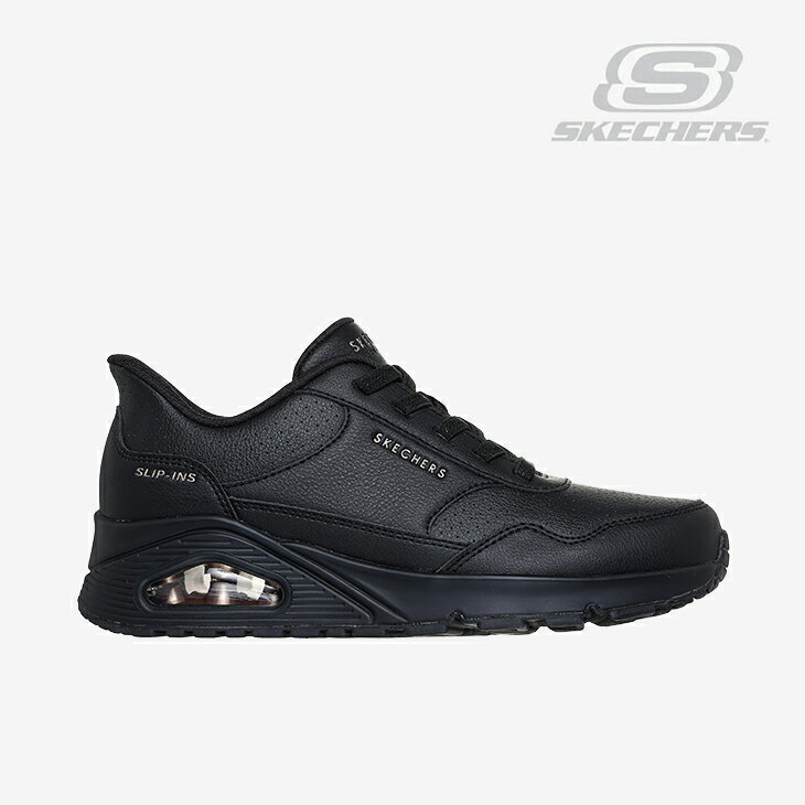 Rakuten - ：SKECHERS｜W Slip-Ins Uno Banksia Luxe Wide Fit/ スケッチャーズ/スリップインズ ウノ バンクシア ラックス ワイド フィット/ブラックxブラック #