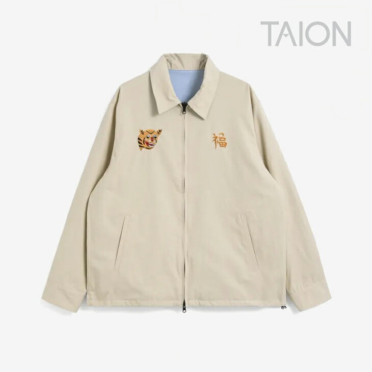 ・TAION｜Non Down Reversible Vetjan Vietnam Jacket Blouson/ タイオン/ノン ダウン リバーシブル ベトジャン ベトナム ジャケット ブルゾン/オフホワイト #