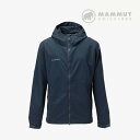 ・MAMMUT｜Hiking WB Hooded Jacket AF/ マムート/ハイキング ウィンドブレーカー フーデッド ジャケット/マリン #