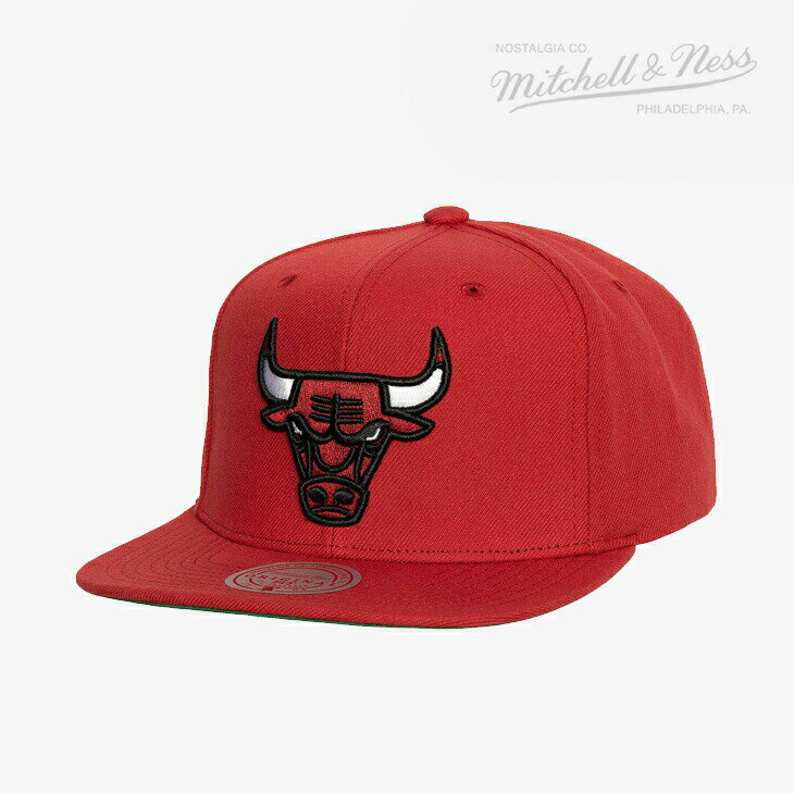 ・MITCHELL&NESS｜NBA Conference Patch Snapback Bulls/ ミッチェルアンドネス/カンファレンス パッチ スナップバック ブルズ/レッド #