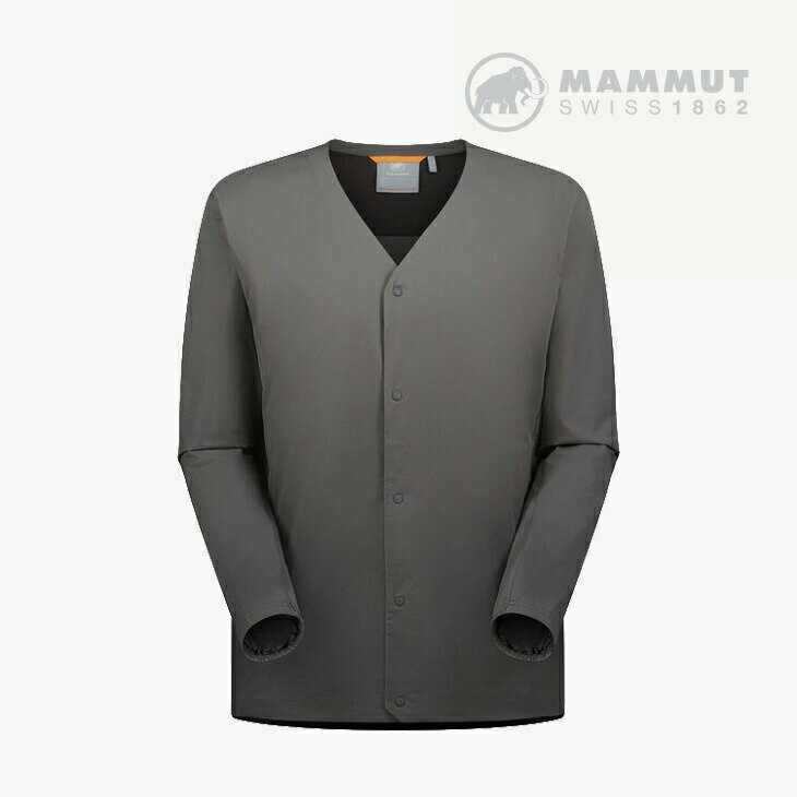 MAMMUT｜Active SO Cardigan AF/ マムート/アクティブ ソフトシェル カーディガン アジアンフィット/スティール