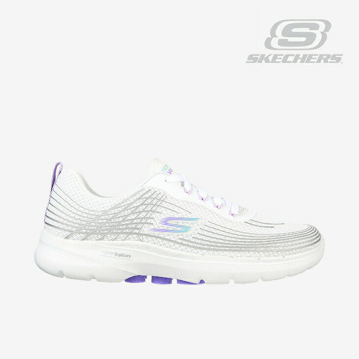 ＊SKECHERS｜W Go Walk 6 Stunning Glow/ スケッチャーズ/ゴー ウォーク スタニング グロー/ホワイトxマルチ #