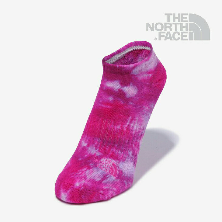 楽天GO ON＊THE NORTH FACE｜Tie Dye Short/ ノース フェイス/タイ ダイ ショート ソックス/ピンクグローxラベンダー #