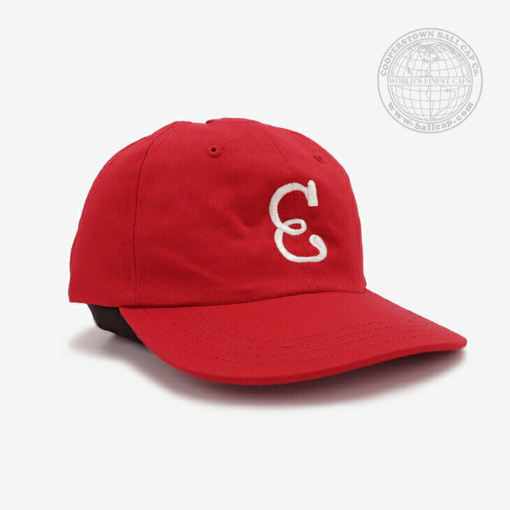 ・COOPERSTOWN BALL CAP｜USA Made Washed Cap Embroidary E/ クーパーズタウン/USA製 ウォッシュド キャップ エンブロイダリー イーグルス/レッド #