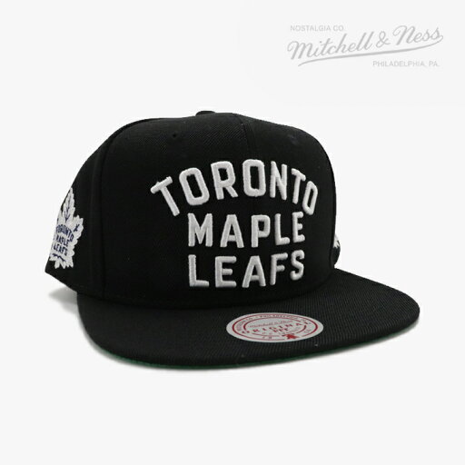 ・MITCHELL&NESS|NHL Triple Play Snapback Cap Maple Leafs/ ミッチェルアンドネス/トリプル プレイ スナップバック キャップ トロント メイプル リーフス/ブラック # ・MITCHELL&NESS|NHL Triple Play Snapback Cap Maple Leafs/ ミッチェルアンドネス/トリプル プレイ スナップバック キャップ トロント メイプル リーフス/ブラック #