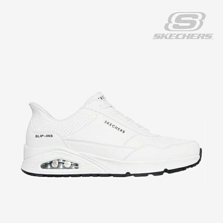 樂天商城 - ：SKECHERS｜Slip-Ins Uno Banksia Luxe Wide Fit/ スケッチャーズ/スリップインズ ウノ バンクシア ラックス ワイド フィット/ホワイト #