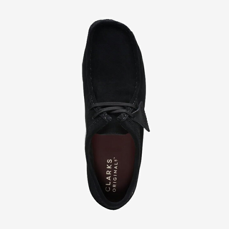 ・CLARKS｜Wallabee GTX Gore-Tex Suede/ クラークス/ワラビー ゴアテックス スエード モカシン/ブラック #