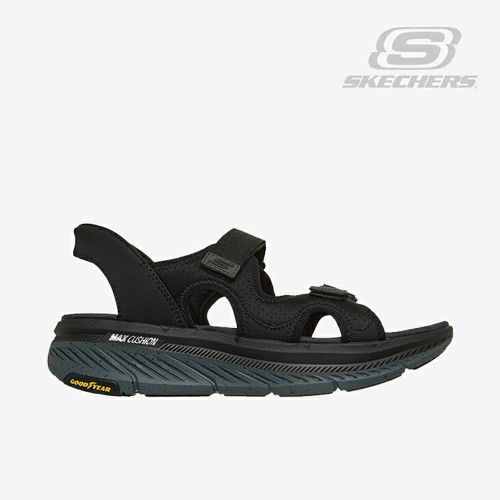 Rakuten - ・SKECHERS｜Slip-Ins Max Cushioning Premier 2.0 Sandal Julian/ スケッチャーズ/スリップインズ マックス クッショニング プレミア 2.0 サンダル ジュリアン/ブラックxチャコール #