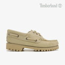 ＊TIMBERLAND｜3 Eye Classic Handsewn Boat Shoe Nubuck/ ティンバーランド/スリー アイ ラグ ハンドソーン ボート シューズ ヌバック/ライトブラウン