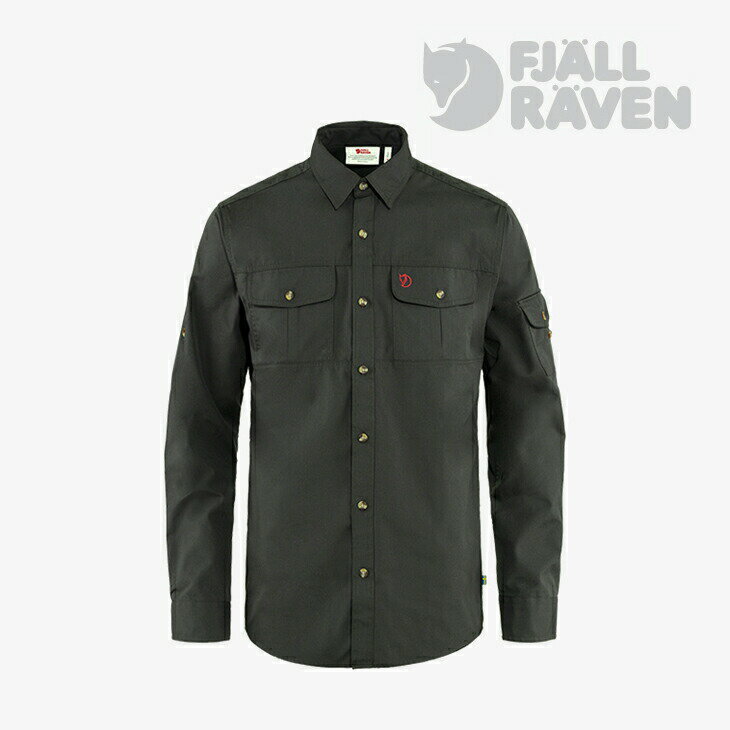 FJALLRAVEN｜Singi Trekking Shirt/ フェールラーベン/シンギ トレッキング シャツ/ダークグレー