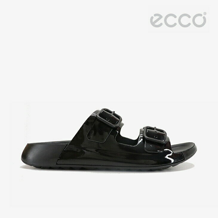 ＊ECCO｜W Cozmo W-Buckle Sandal Leather/ エコー/コズモ ダブル バックル サンダル レザー/ブラック