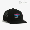 ・COAL｜The Hauler One Low Trucker Cap/ コール/ハウラー ワン ロー トラッカー キャップ/ブラック #