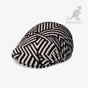 カンゴール ＊KANGOL｜Virtual Grid 507/ カンゴール/バーチャル グリッド ハンチング/ムーンストラックxブラック #