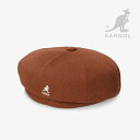 ＊KANGOL｜Bamboo Hawker/ カンゴール/バンブー ホーカー キャスケット/マホガニー #