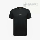 ・MAMMUT｜QD Logo Print T-Shirt AF Mini Print/ マムート/ロゴ プリント Tシャツ ミニ プリント/ブラック #