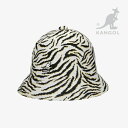 ＊KANGOL｜Carnival Casual Hat Zebra/ カンゴール/カーニバル カジュアル ベルハット ゼブラ/ホワイト #