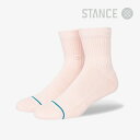 ・STANCE|Icon Quarter Socks/ スタンス/アイコン クォーター ソックス/ピンク #(4)