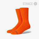 ・STANCE｜Icon Socks/ スタンス/アイコン ソックス/オレンジ # 1