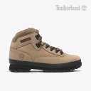 ・TIMBERLAND|Mid Lace-Up Euro Hiker Boots Nubuck/ ティンバーランド/ミッド レース アップ ブーツ ユーロ ハイカー ヌバック/ミディアム ベージュ #