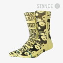 ・STANCE|xMisfits Collection Crew Socks/ スタンス/ミスフィッツ コレクション クルー ソックス/メロン #