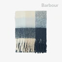 ・BARBOUR|W Marie Scarf Block Check Twisted Tassell/ バブアー/マリー スカーフ ブロック チェック ツイスト...