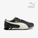 ・PUMA|Sprint Retro Running Leather/ プーマ/スプリント レトロ ランニング レザー/ブラックxホワイト #