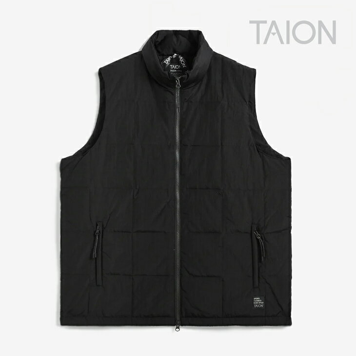 ��TAION��Sport Classic Track Down Vest/ ��������/���ݡ��� ���饷�å� �ȥ�å� ������ �٥���/�֥�å� #