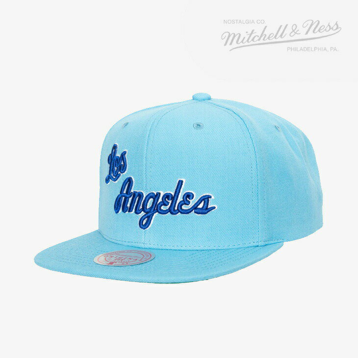 ・MITCHELL&NESS｜NBA Team Ground 2.0 Strech Snapback HWC Lakers/ ミッチェルアンドネス/チーム グラウンド ストレッチ スナップバック クラシック レイカーズ/ブルー #