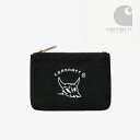 *CARHARTT WIP|New Frontier Zip Wallet/ カーハート/ニュー フロンティア ジップ ウォレット/ブラックxワックス #