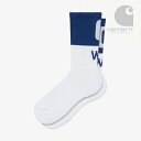 ・CARHARTT WIP｜C WIP Socks/ カーハート/ダブリュー アイ ピー ソックス/ホワイトxラズライト #