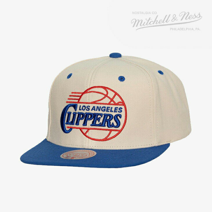 楽天GO ON・MITCHELL&NESS｜NBA Sail 2 Tone Snapback HWC Clippers/ ミッチェルアンドネス/セイル ツートーン スナップバック クラシック クリッパーズ/オフホワイト #