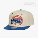 ・MITCHELL&NESS｜NBA Sail 2 Tone Snapback HWC Clippers/ ミッチェルアンドネス/セイル ツートーン スナップバック クラシック クリッパーズ/オフホワイト #