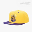 ・MITCHELL&NESS｜NBA Breakthrough Snapback HWC Lakers/ ミッチェルアンドネス/ブレイクスルー スナップバック クラシック レイカーズ/イエロー #