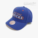 ・MITCHELL&NESS｜NBA Team Lofi Pro Snapback Knicks/ ミッチェルアンドネス/チーム ローファイ プロ スナップバック ニックス/ブルー #