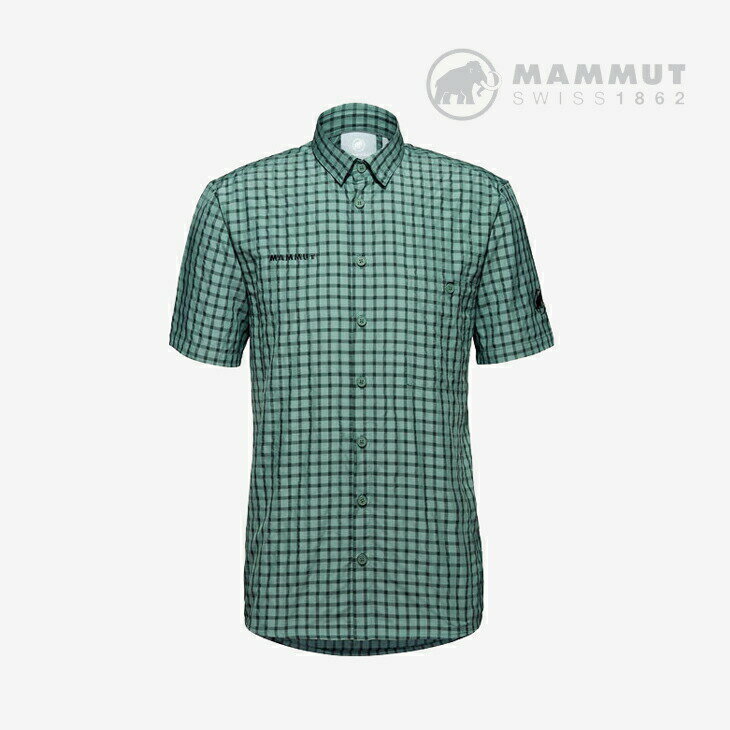 ・MAMMUT｜Lenni Shirt SS Hiking/ マムート/レンニ シャツ ショートスリーブ ハイキング/ダークジェイドxウッズ #