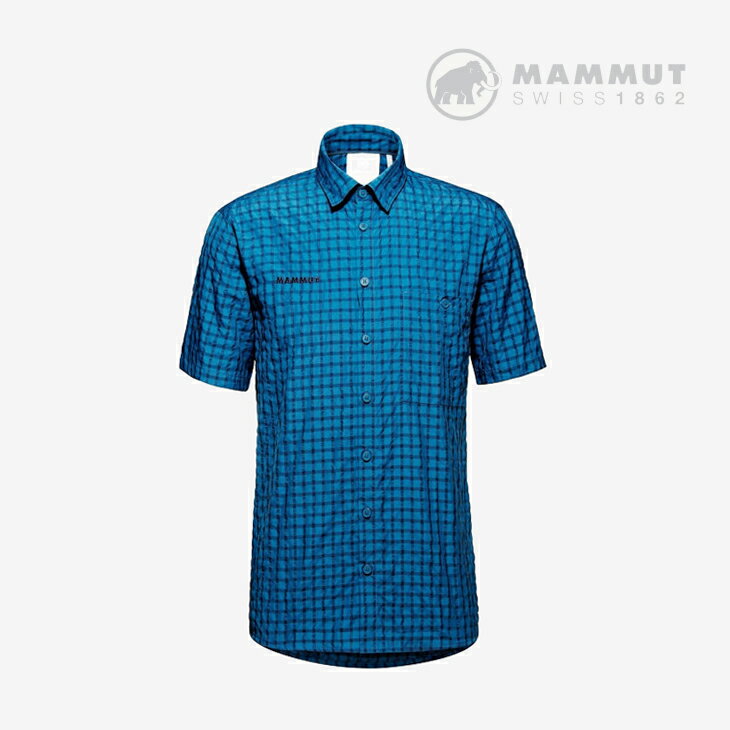 ・MAMMUT｜Lenni Shirt SS Hiking/ マムート/レンニ シャツ ショートスリーブ ハイキング/ディープアイスxマリン #