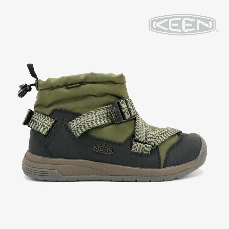 スーパーSALE半額以下］KEEN｜M Hoodzerra WP/ キーン/フッドゼラ ウォータープルーフ/ダークオリーブxブラック #