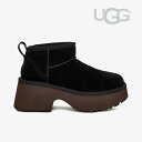 ・UGG|W Classic Ultra Mini New Heights Suede/ アグ/クラシック ウルトラ ミニ ニュー ハイツ スエード/ブラック ...